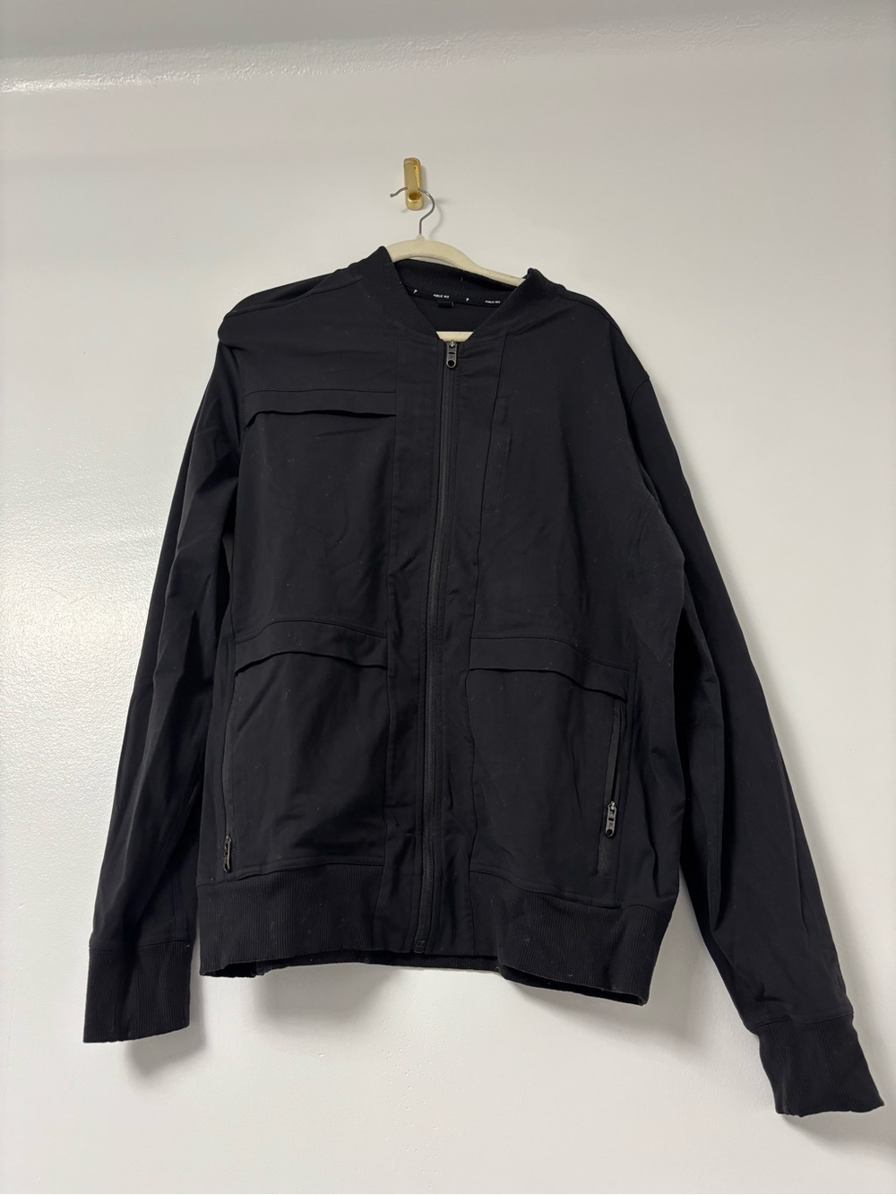 Black Zip-Up Hoodie Jacket